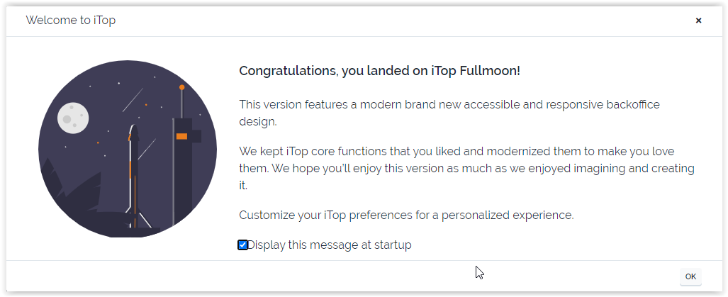 Welcome page
