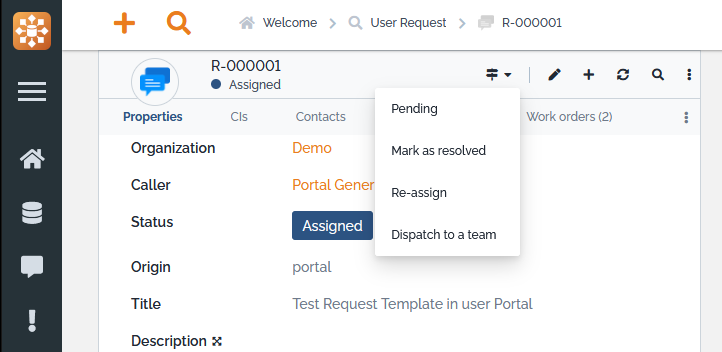 UserRequest transitions