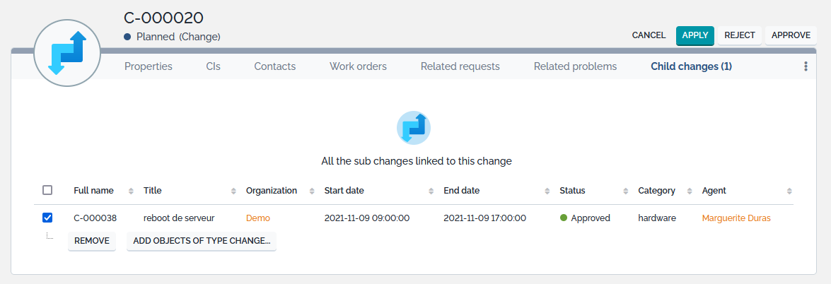 Managing n:1 relations on Tickets
