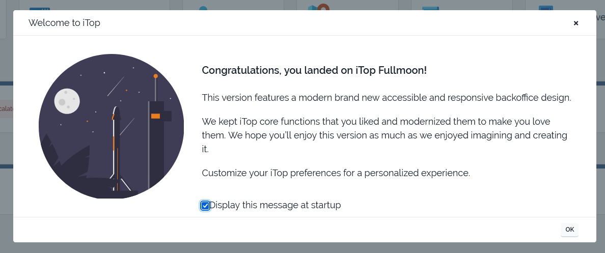 Welcome Dialog