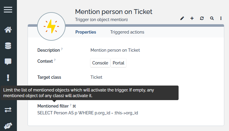 Created Trigger