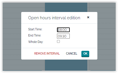 Open Hours Interval Edition 