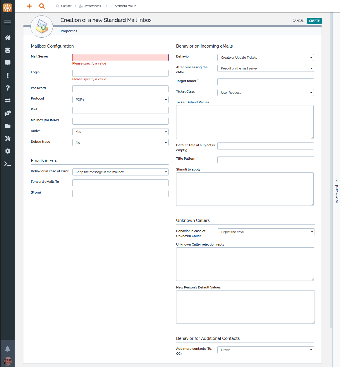 New mail inbox 3.0