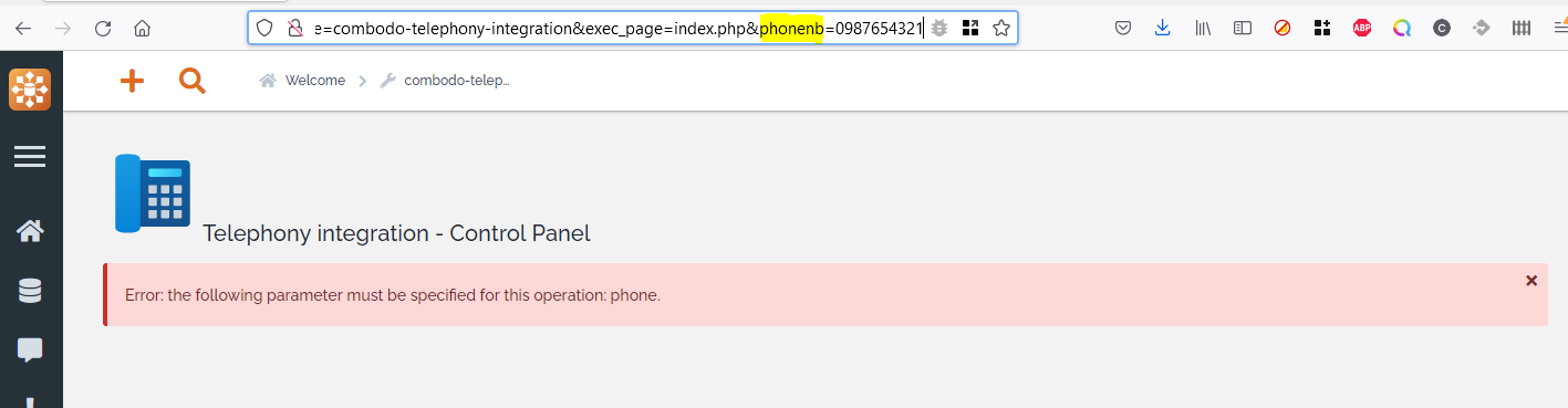Wrong URLparameters